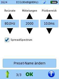 Sentiero Advanced ECochG Mittelungen